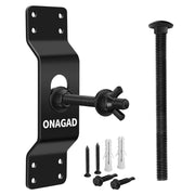 ONAGAD front view of mounted spare tire showing secure hold and space saving
