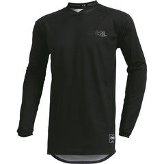 O'NEAL front view of jersey showing fit and extended tail for secure tuck