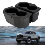 ONER AUTO PARTS front view of foam door cup holder showing fit and finish for Dodge Ram