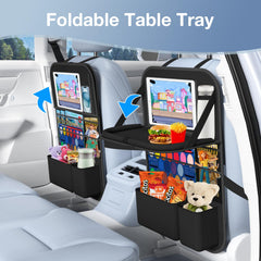 Oneyus transparent tablet pocket holds device securely for kid-friendly viewing