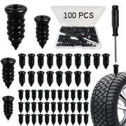 Onfunlee front packaging showing 100-piece kit and included sizes benefit rapid roadside repairs
