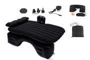 Onirii front view showing full packed car mattress kit and included pump for easy setup