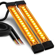 ONLINE LED STORE TRUE MODS front view showing slim amber strip with clear visibility