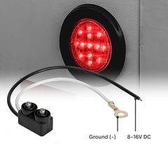 ONLINE LED STORE TRUE MODS mounted on trailer side demonstrating increased roadside visibility
