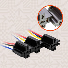 ONLINE LED STORE detailed shot of color-coded 14AWG wires, makes hookups faster and safer