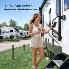 ONNAIS remote fob in hand illustrating long‑range convenience and quick entry