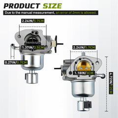 Onsnail carburetor side profile highlighting linkage and adjustment access