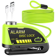ONVIAN front view lemon yellow lock shows visibility and deterrent benefit