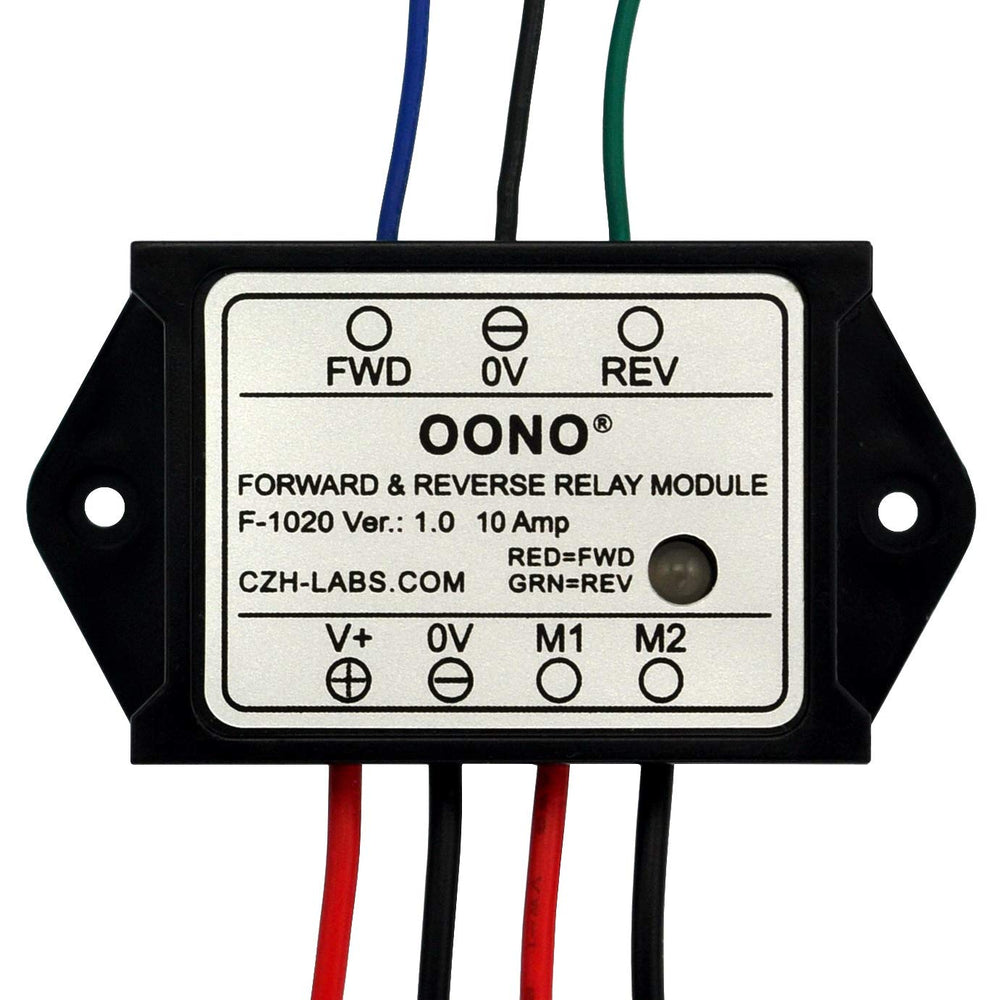 OONO module front view showing enclosure and wire leads for simple installation benefit