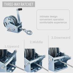 OPENROAD ergonomic 21cm handle detail for comfortable cranking and reduced hand fatigue