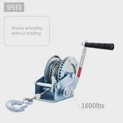 OPENROAD winch mounted on boat trailer demonstrating proper installation and safe loading