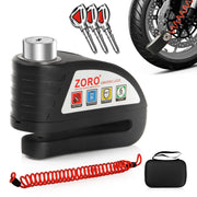 OPSOOPI front view disc lock showing compact, visible theft deterrent