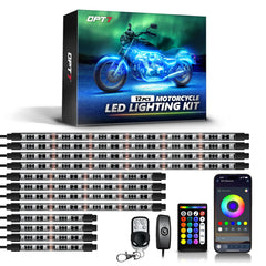 OPT7 front packaging showing full LED kit and components for easy identification and purchase benefit