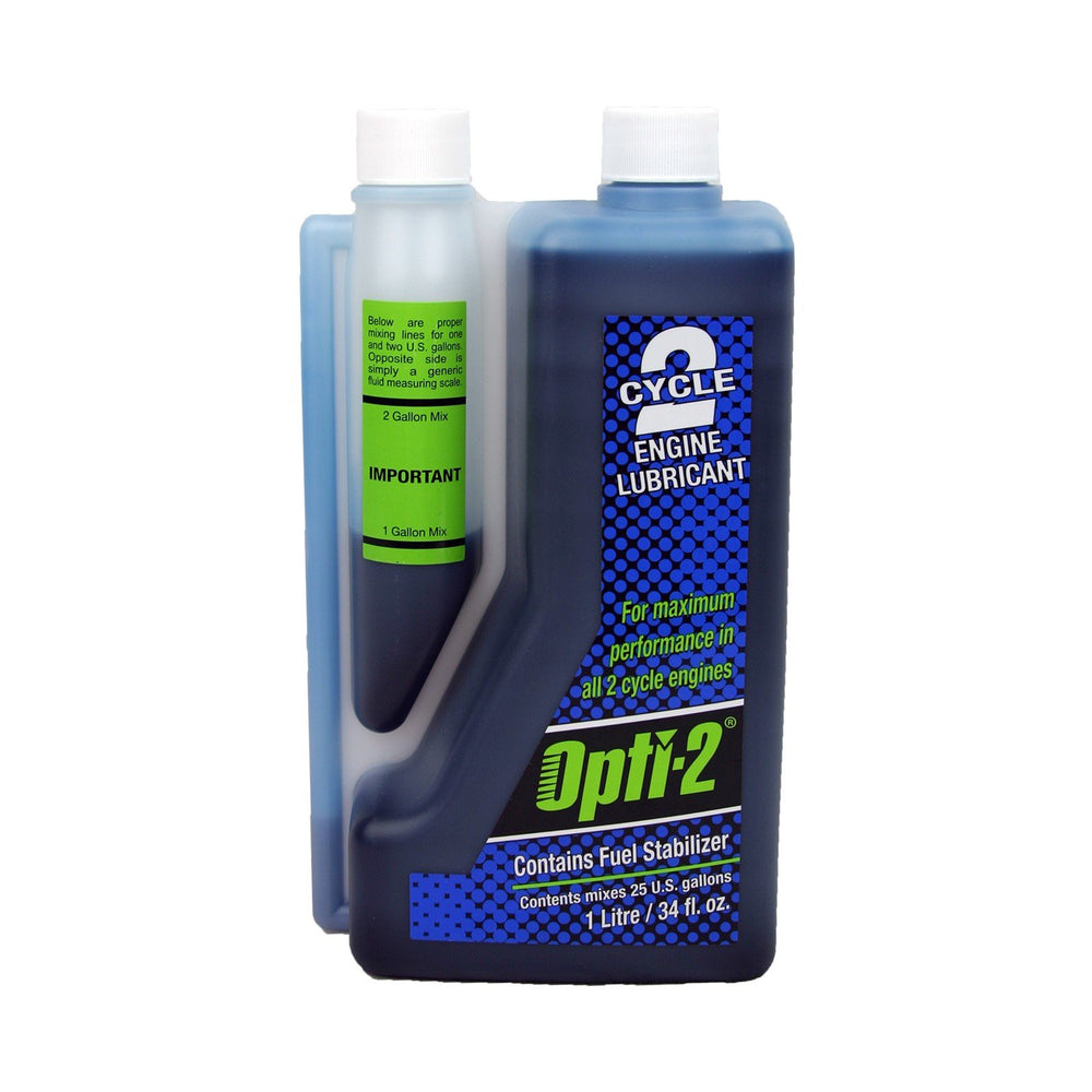 Opti-2 front label 34OZ showing product name and high ISO rating for easy identification