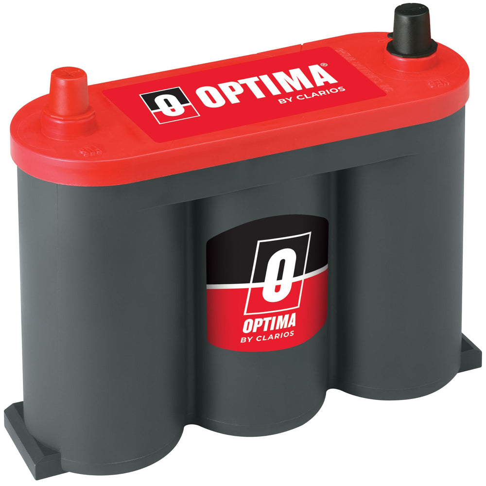 OPTIMA REDTOP 6V front view showing compact, starting-power focused design
