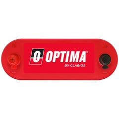 OPTIMA REDTOP 6V side profile with dimensions to plan installation fitment