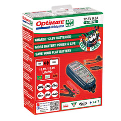 OptiMATE mounted in garage demonstrating durable sealed protection