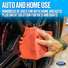 Optimum ONR V6 with big red sponge and bucket for rinseless wash savings