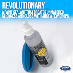 Optimum Opti-Seal detailing applicator pad included for even, streak-free spread