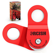 ORCISH snatch block front view showing robust build and clear load rating