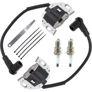Oriental Power front view of ignition coil and spark plug showing fit and reliability