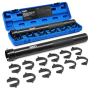 Orion Motor Tech kit front view showing all 13 pieces and organized case for quick access