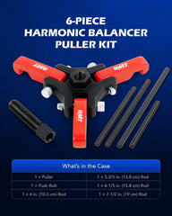 Orion Motor Tech 3-jaw puller close-up highlighting secure grip and durability