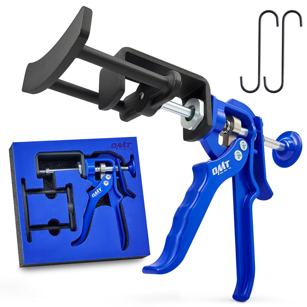 Orion Motor Tech front view of dual piston caliper tool showing overall design and benefit