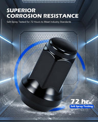 Orion Motor Tech side view of 60° cone seat profile for centered wheel clamping