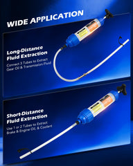 Orion Motor Tech flexible hose and two rigid pipes laid out to reach tight reservoirs and vents