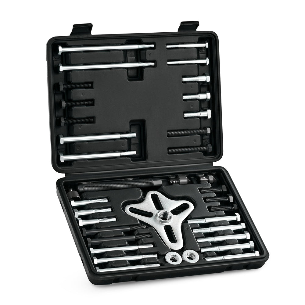 Orion Motor Tech front case open showing organized 49-piece kit and quick selection benefit
