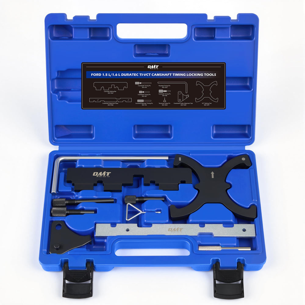 Orion Motor Tech front case view showing organized timing kit, fast access