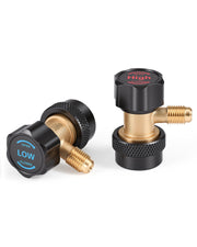 Orion Motor Tech front view of both couplers showing compact durable build and labels