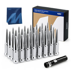 Orion Motor Tech front packed kit showing 32 lug nuts and socket for complete replacement