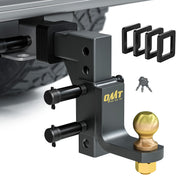 Orion Motor Tech front view of assembled 2 inch ball mount showing compatibility and quick use