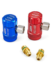 Orion Motor Tech front view of both high and low couplers showing fit