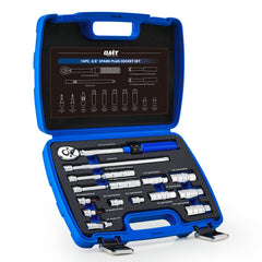 Orion Motor Tech front view kit showing complete 14-piece set and case organized