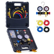 Orion Motor Tech front view manifold set showing complete kit and benefits