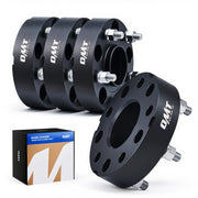 Orion Motor Tech front view of four spacers and box showing complete kit benefits