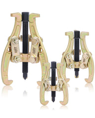 Orion Motor Tech front view of the three pullers showing full kit and versatility