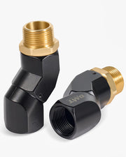 Orion Motor Tech front view of swivel kit shows compact durable connectors and benefit of easier handling