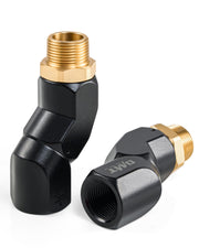 Orion Motor Tech front view of two swivels showing compact durable design and easy handling