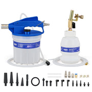 Orion Motor Tech kit assembled front view showing complete bleeder set and easy setup benefit