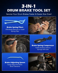 Orion Motor Tech spring compressor close-up showing solid grip and corrosion resistance