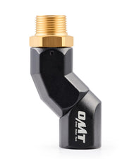 Orion Motor Tech swivel front view showing compact connector and benefit of stability