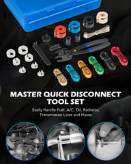 Orion Motor Tech close-up of quick-disconnect tips for precise fitting access