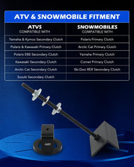 Orion Motor Tech used on a snowmobile primary clutch demonstrating compatibility and service ease