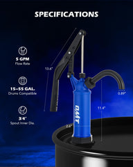 Orion Motor Tech closeup of 3/4" spout and ergonomic handle for secure grip