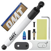 Orion Motor Tech tailgate assist package showing all components and quick install benefit