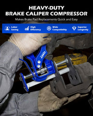 Orion Motor Tech close-up of ergonomic handle for reduced hand fatigue